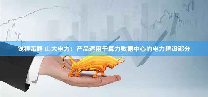 钱程策略 山大电力：产品适用于算力数据中心的电力建设部分